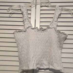 SHEIN White Crop Top Size M